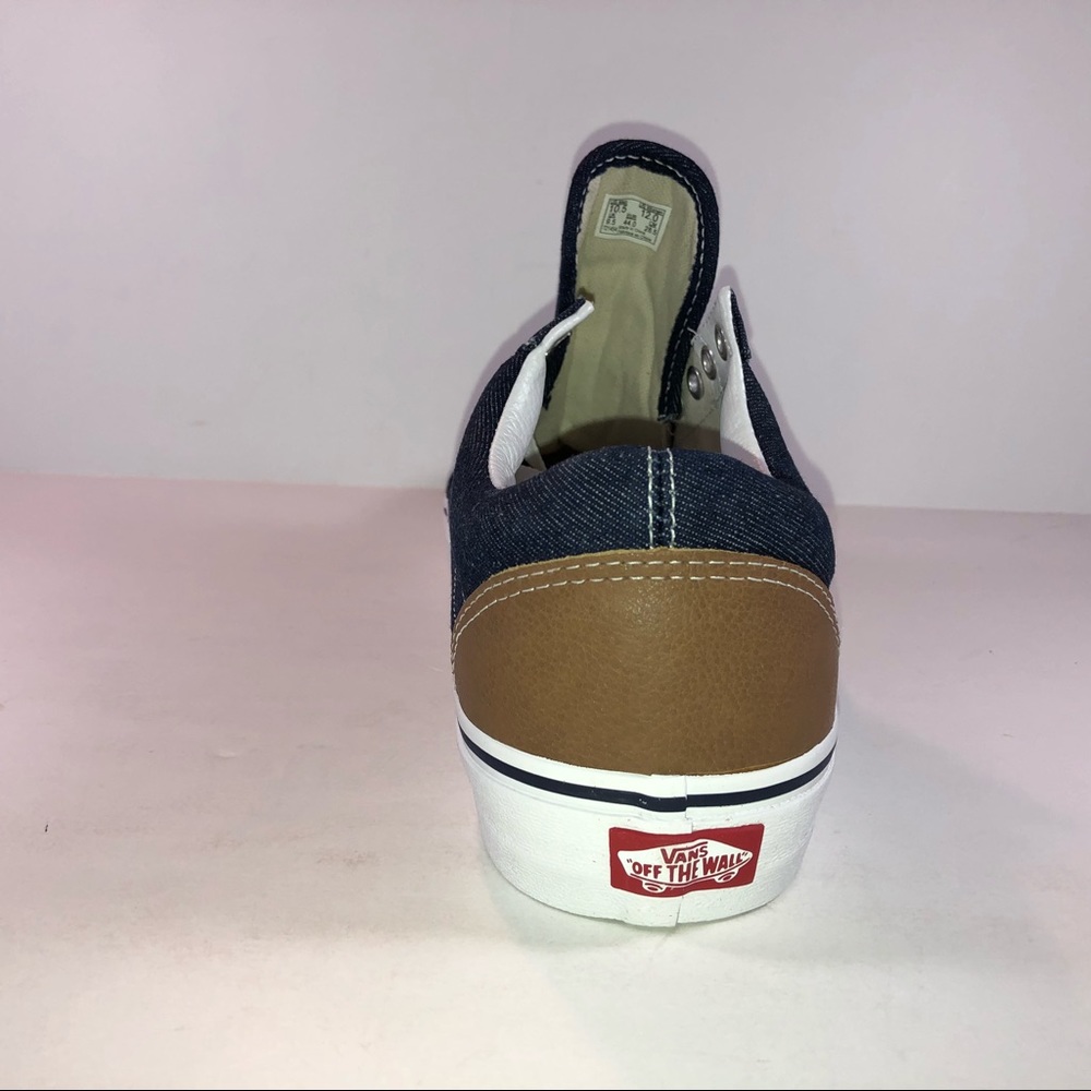 Vans Old Skool Denim C & L Blue & White Sneakers - Picture 3 of 7